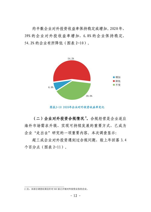 中國企業(yè)對外投資現(xiàn)狀及意向調(diào)查報(bào)告（2021年版）