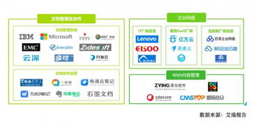 公有云與私有云廠商的競爭態(tài)勢 艾瑞咨詢企業(yè)內容管理產業(yè)圖譜解讀